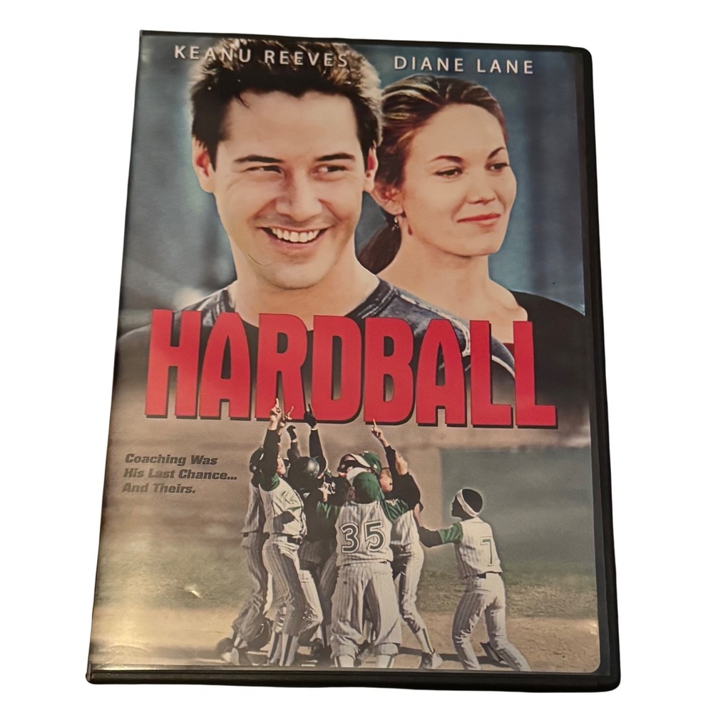 Paramount Hardball Keanu Reeves Baseball Drama DVD Widescreen Edition Movie